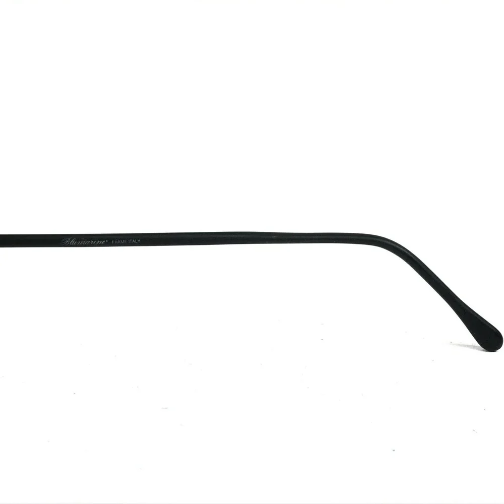 Blumarine BM17 COL.BS Eyeglasses Frames Black Gold Round Crystals 50-18-140